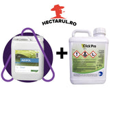 Hectarul - Pachet erbicidare porumb postemergent cu foliar, 2 HA, CLICK PRO + AZOFOL